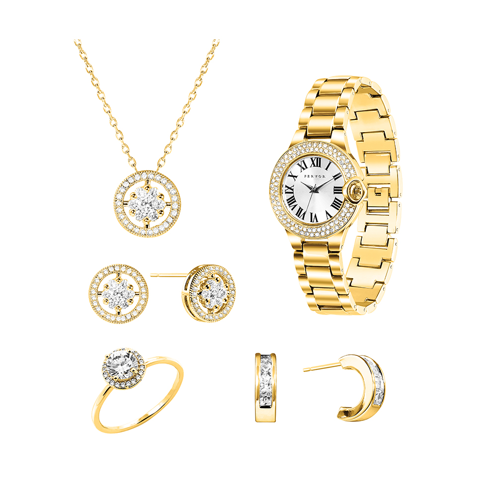 Fervor Elegante Watch and Jewelry Set