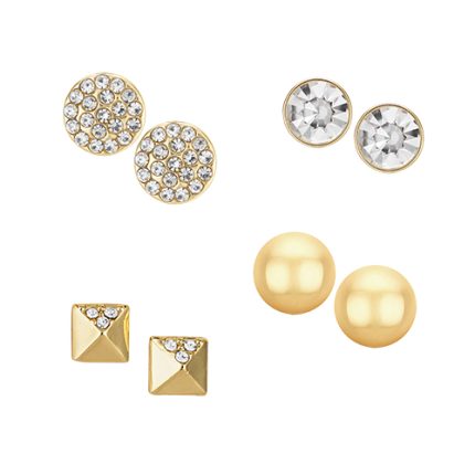 Buckley London Gold 4pcs Earring Pack (Set of 4)