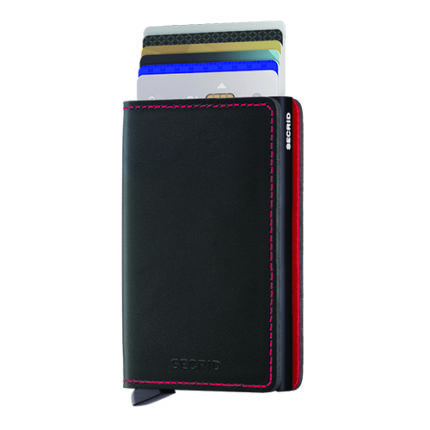 Secrid Black - Red TR Exclusive Slim Wallet